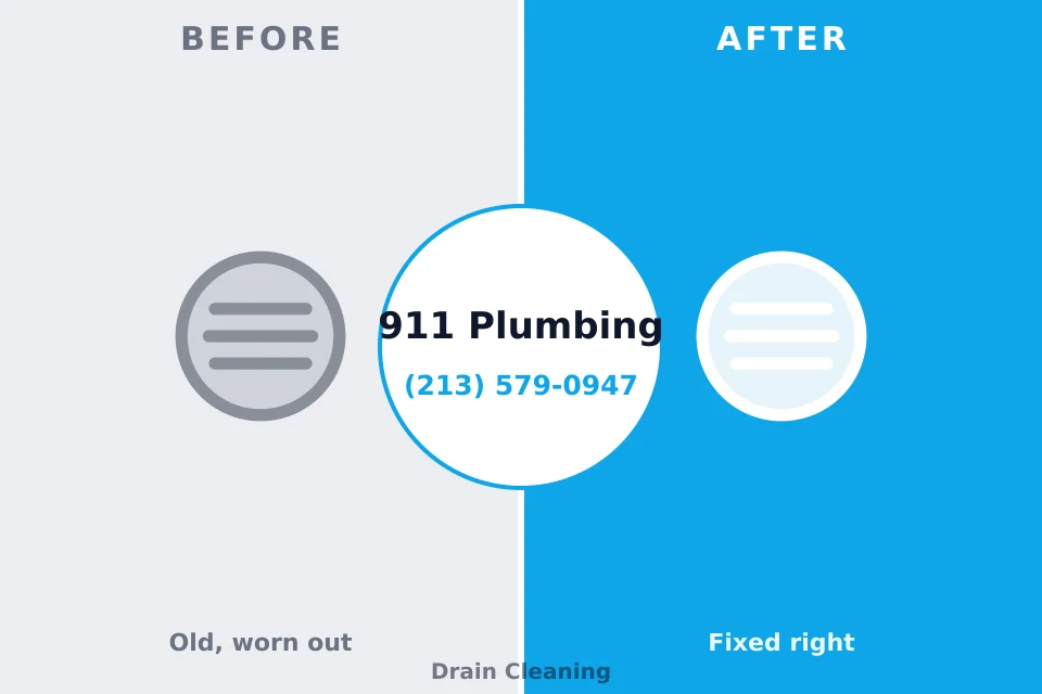 Before and after: plumbing company Spotswood, NJ